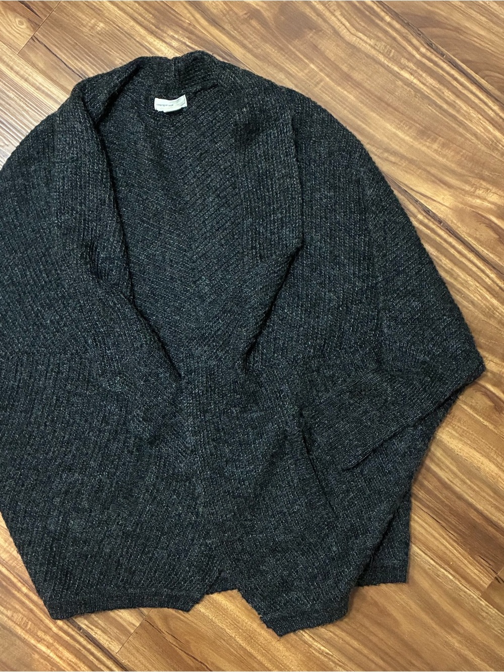 Anthropologie Sleeping On Snow Wool Shawl Collar Cardigan Dolman Sleeve